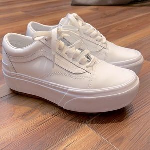 Vans Old Skool Stacked White